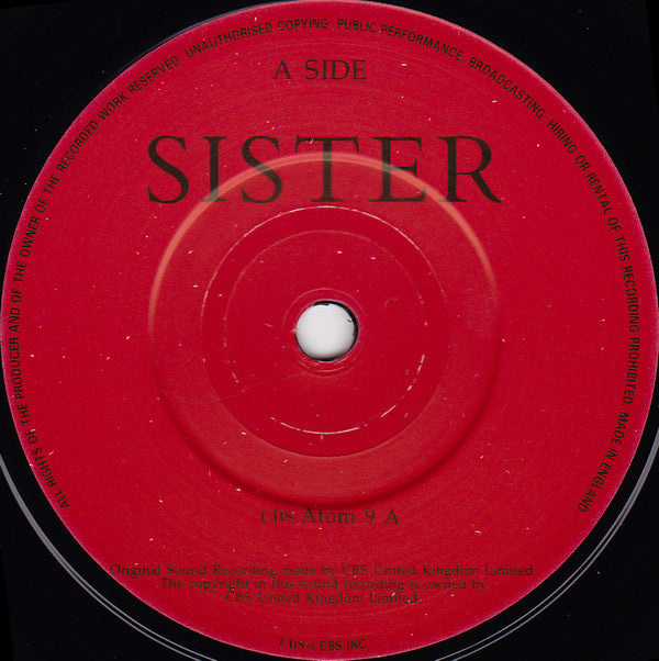 Bros : Sister (7", Single, Emb)