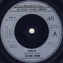 Elton John : Nikita (7", Single, Sil)