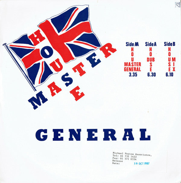 House Master General* : House Master General (12")
