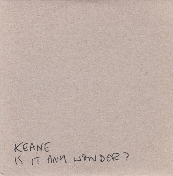 Keane : Is It Any Wonder? (CD, Single, Promo, Car)