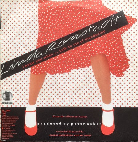 Linda Ronstadt : I Knew You When (7", Single)