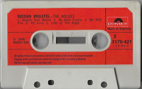 The Hollies : Russian Roulette (Cass, Album)