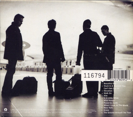 U2 : All That You Can't Leave Behind (CD, Album, Num, PMD)