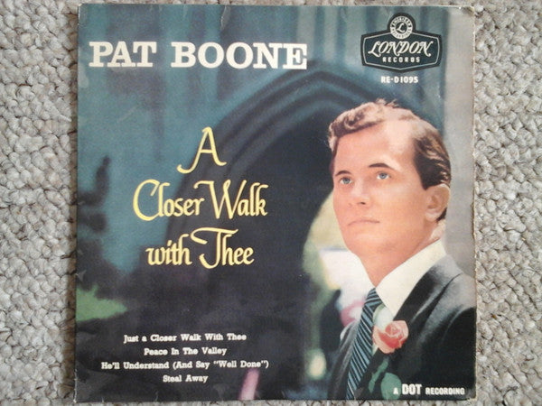 Pat Boone : A Closer Walk With Thee (7", EP, RE)