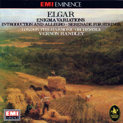 Sir Edward Elgar, The London Philharmonic Orchestra, Vernon Handley : Enigma Variations / Introduction And Allegro / Serenade For Strings (CD, Album, Comp)