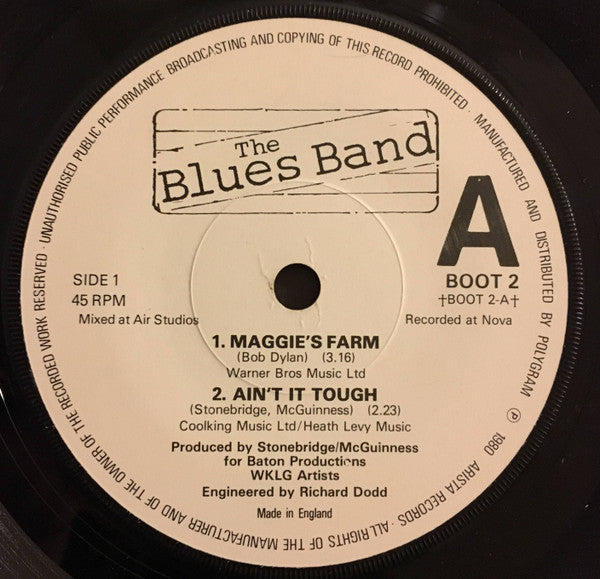 The Blues Band : The Blues Band E.P. (7", EP, Sol)