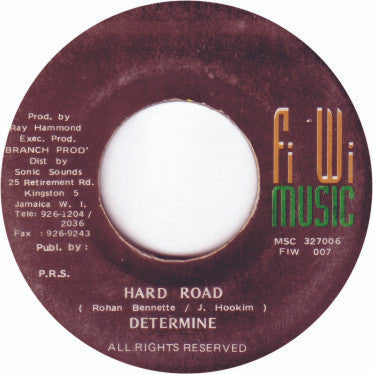 Determine : Hard Road (7")