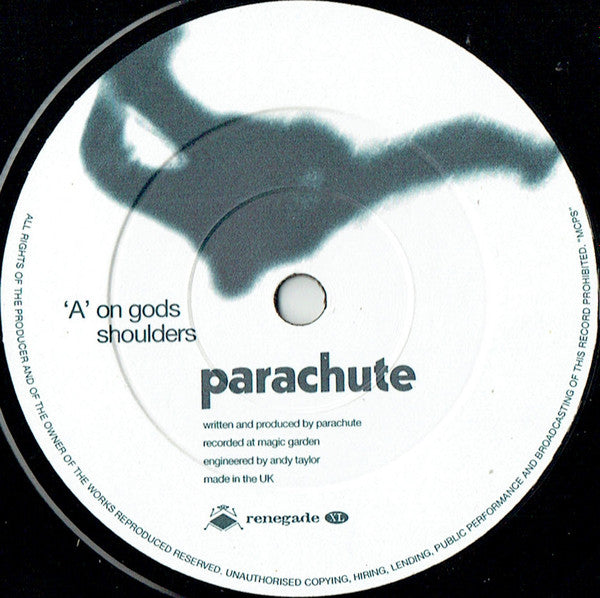 Parachute (9) : On God's Shoulders / North Rider (7", Single)