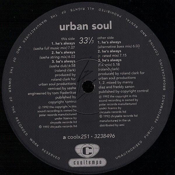 Urban Soul : Always (12")