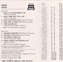 Asia (2) : Asia (Cass, Album)