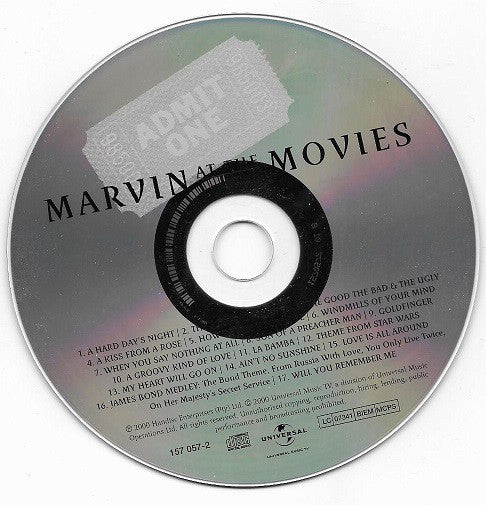 Hank Marvin : Marvin At The Movies (CD)