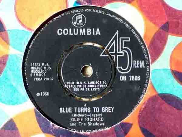 Cliff Richard & The Shadows : Blue Turns To Grey (7")
