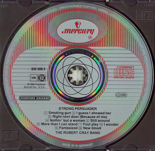 Robert Cray : Strong Persuader (CD, Album, RE, PDO)