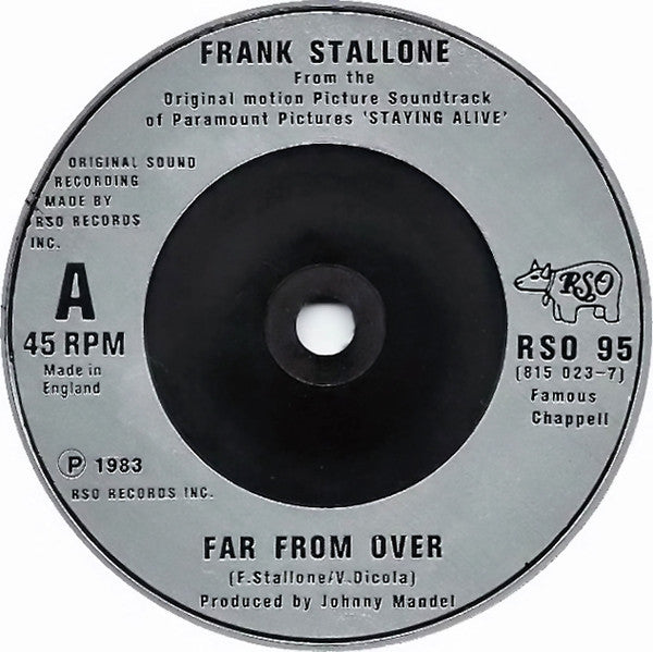 Frank Stallone : Far From Over (7", Sil)