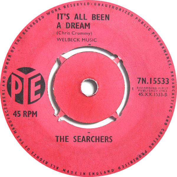 The Searchers : Sweets For My Sweet (7", Single, Pus)