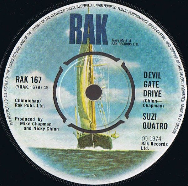 Suzi Quatro : Devil Gate Drive (7", Single, Pus)