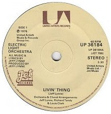 Electric Light Orchestra : Livin' Thing (7", Single, Sol)