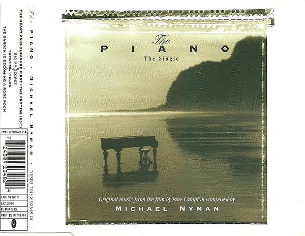 Michael Nyman : The Piano (The Single) (CD, Single, J-C)