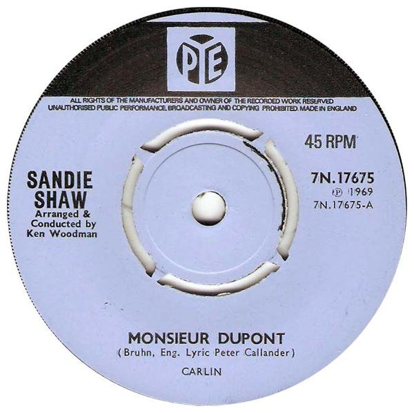 Sandie Shaw : Monsieur Dupont (7", Single)