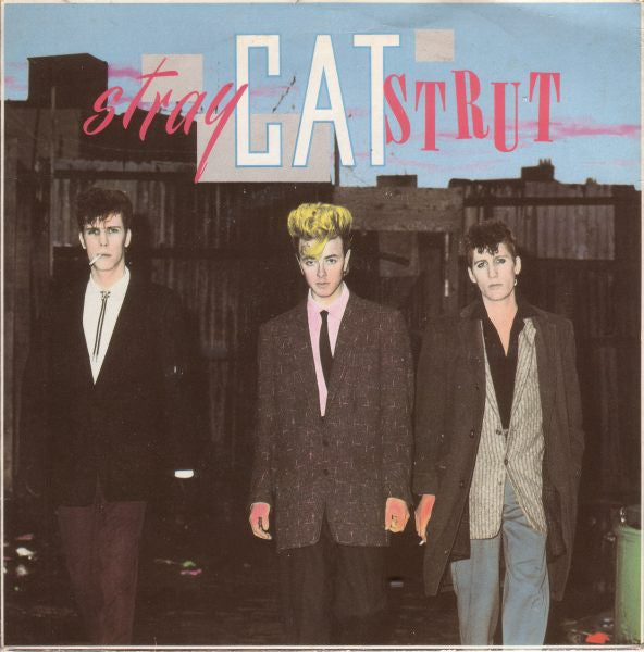 Stray Cats : Stray Cat Strut (7", Single, Sil)