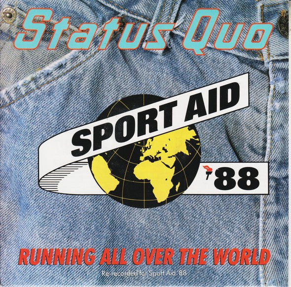 Status Quo : Running All Over The World (7", Single, Sil)