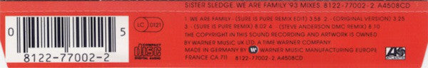 Sister Sledge : We Are Family ('93 Mixes) (CD, Single)