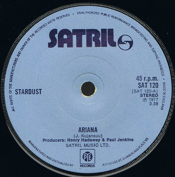 Stardust (6) : Ariana (7", Sol)