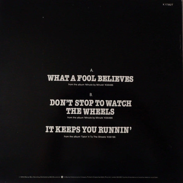 The Doobie Brothers : What A Fool Believes (12", Ltd)