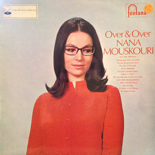 Nana Mouskouri With Les Athéniens : Over & Over (LP, Album, Blu)