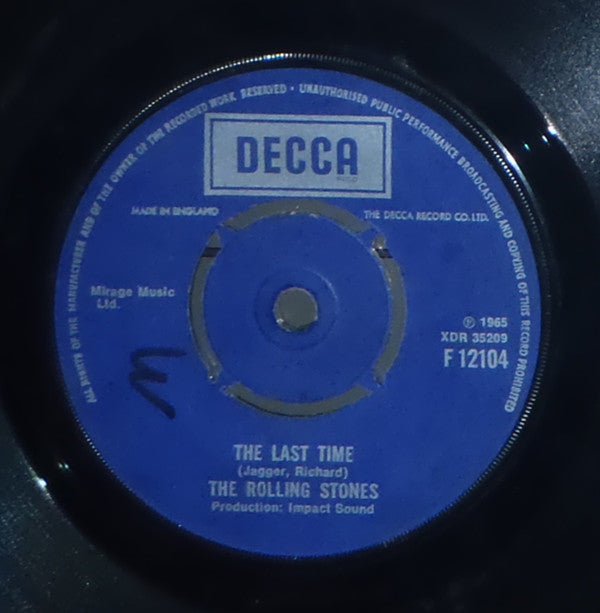 The Rolling Stones : The Last Time (7", RE, Pus)
