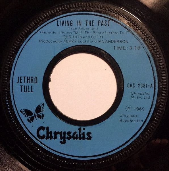Jethro Tull : Living In The Past (7", Single, RE)