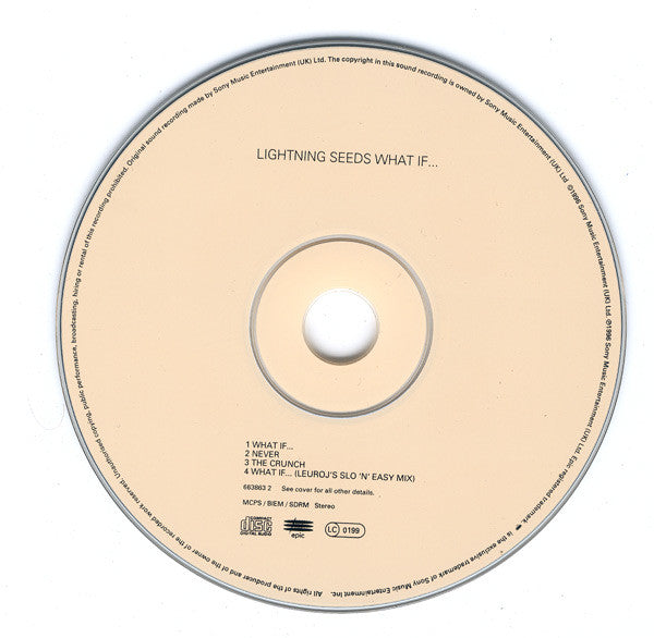Lightning Seeds : What If... (CD, Single, Ltd, Dig)