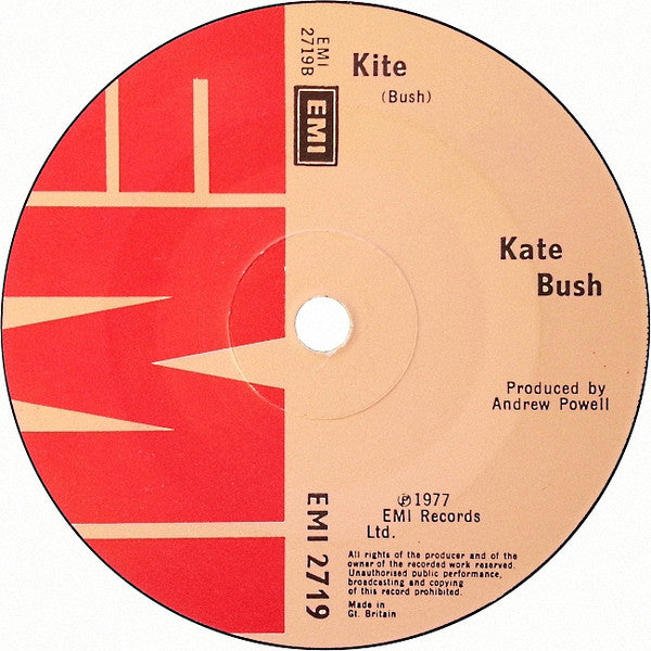Kate Bush : Wuthering Heights (7", Single, Sol)