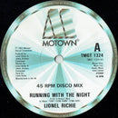 Lionel Richie : Running With The Night (12", EMI)
