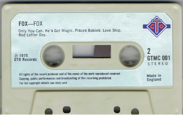 Fox (3) : Fox (Cass, Album)