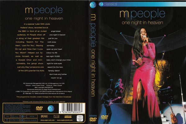 M People : One Night In Heaven (DVD-V, RE, PAL)