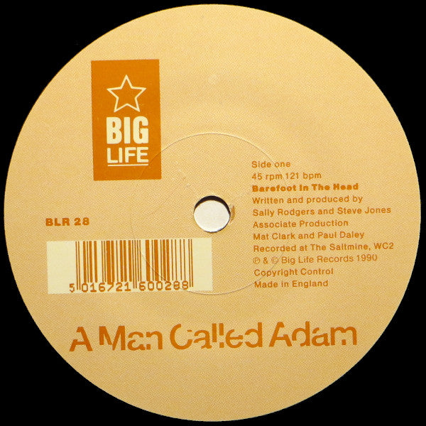 A Man Called Adam : Barefoot In The Head (7", Single)