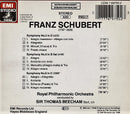 Franz Schubert – Sir Thomas Beecham, The Royal Philharmonic Orchestra : Symphonies 3, 5 & 6 (CD, Comp, RE, RM)