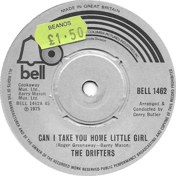 The Drifters : Can I Take You Home Little Girl (7")