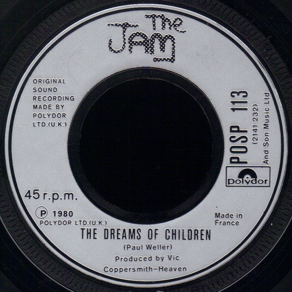 The Jam : Going Underground / The Dreams Of Children (7", Single, Lar)