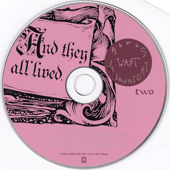 Rufus Wainwright : Want Two (CD, Album, S/Edition + DVD-V)