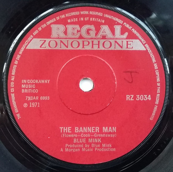 Blue Mink : The Banner Man  (7", Single, Sol)