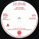 Def Leppard : Let It Go (7", Single, Wit)