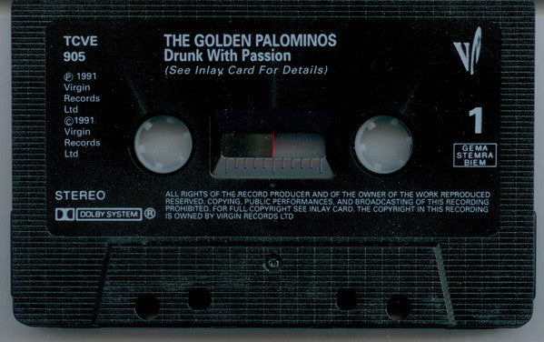 The Golden Palominos : Drunk With Passion (Cass, Album)