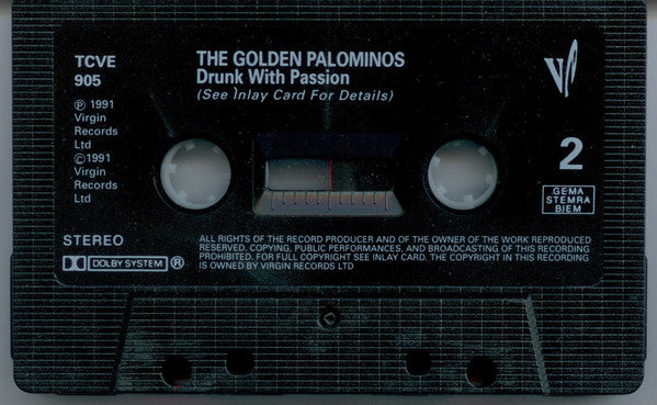 The Golden Palominos : Drunk With Passion (Cass, Album)