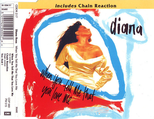 Diana Ross : When You Tell Me That You Love Me (CD, Maxi)