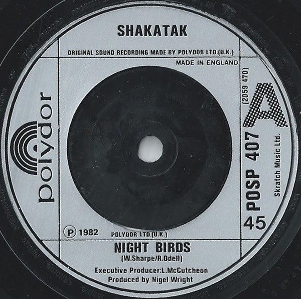 Shakatak : Night Birds (7", Single)