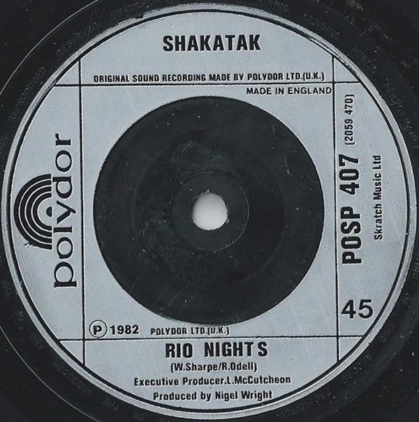 Shakatak : Night Birds (7", Single)