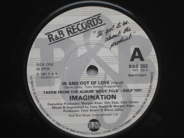 Imagination : In And Out Of Love (7", Single, Pap)