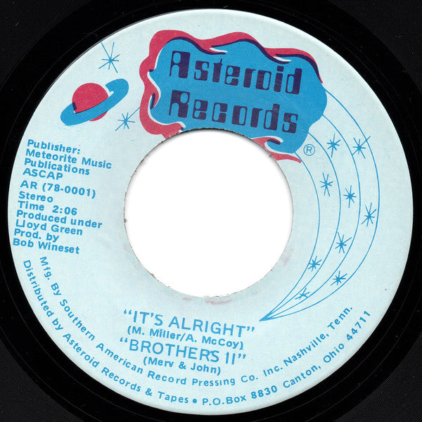 Brothers II (2) : It's Alright (7", Single)